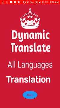 Dynamic Translation & Dictionary App screenshot 1