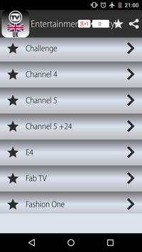 TV Channels UK स्क्रीनशॉट 5