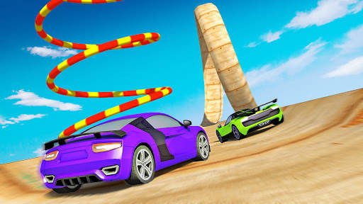Mega Ramp Car Racing Impossible Stunts screenshot 2