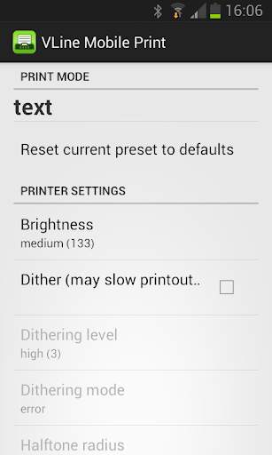 VLine Mobile Print screenshot 2