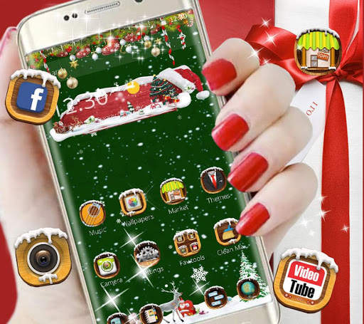 2018 Christmas themed Happy Eve 2 تصوير الشاشة