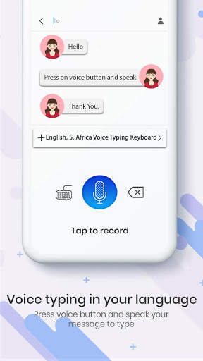 English (S Africa) Voice Keyboard 4 تصوير الشاشة