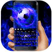 Blue Flame Football Keyboard 10001002
