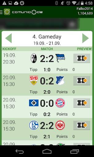 Comunio screenshot 4