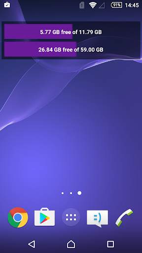 Simple Disk Space Widget screenshot 3