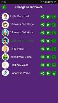 Voice Changer - Voice changer boy to girl screenshot 3