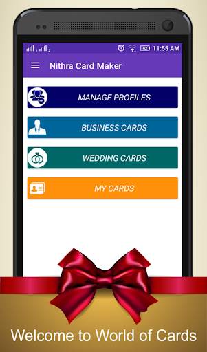 Card Maker: Business & Wedding screenshot 1