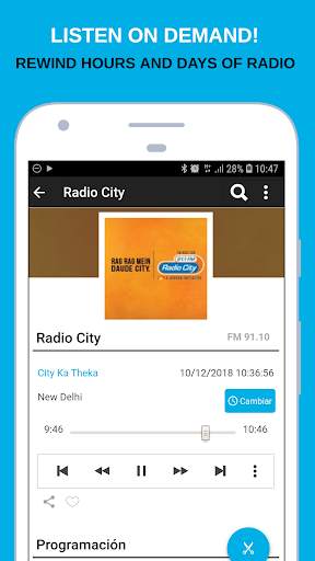 RadioCut - लाइव और ऑन-डिमांड रेडियो screenshot 3