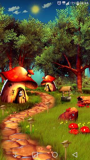Mushroom Forest 3D Live Wallpaper screenshot 1