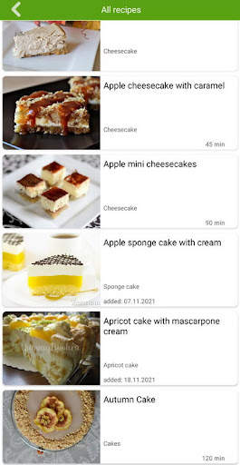 Cake recipes screenshot 3