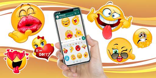 Wastickerapps animados stickers para WhatsApp screenshot 1