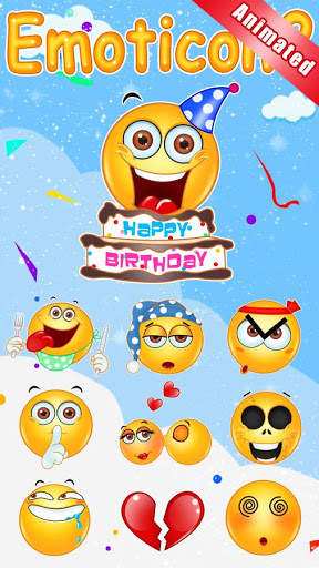 GO Keyboard Sticker Emoticon 2 स्क्रीनशॉट 1