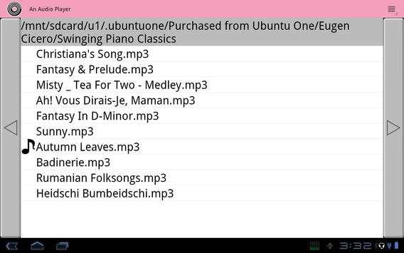 An Audio Player screenshot 2