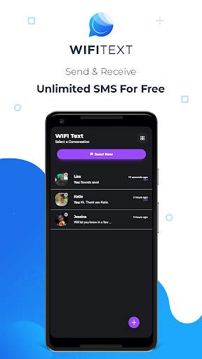 WiFiText: Send SMS   MMS Texts screenshot 1