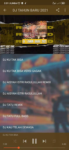 DJ TAHUN BARU 2021 MP3 OFFLINE screenshot 3