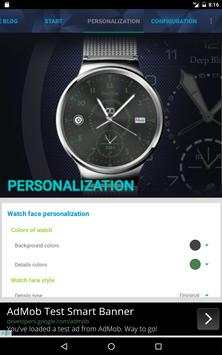 Deep Blue Watchface screenshot 9