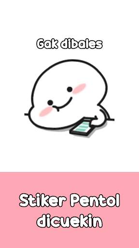 Stiker Pentol WA Lucu - WAStickerApps screenshot 4