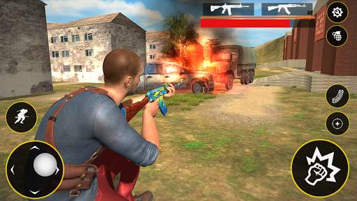 Bullet Fire Battleground 3D: Gun Shooting Mission screenshot 3