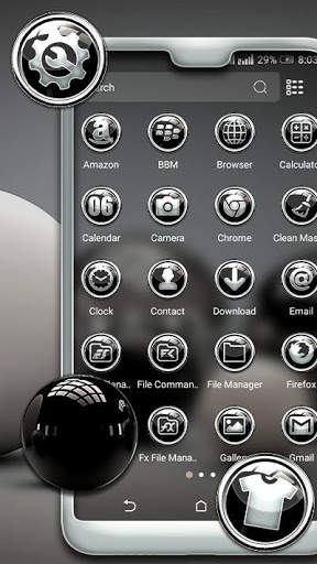 3D Glossy Ball Theme स्क्रीनशॉट 2