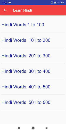 Learn Hindi through Tamil screenshot 3