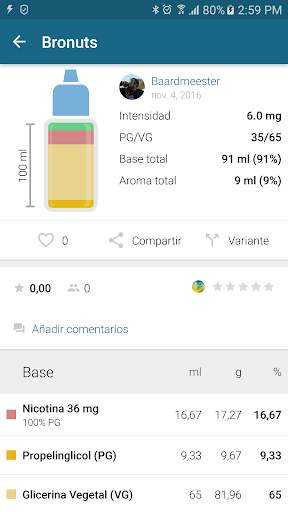 E-Liquid Recipes screenshot 2
