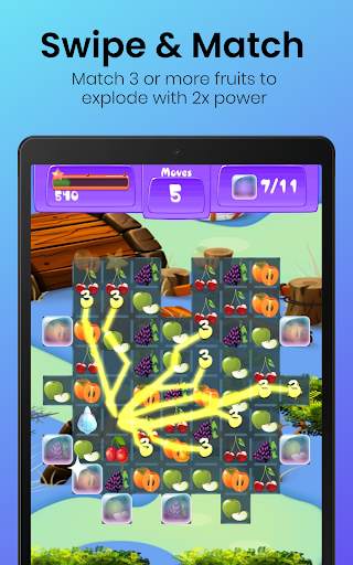Fruits Star - Free Match 3 Puzzle Game 🍒🍒🍒 screenshot 11