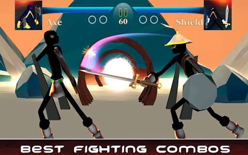 Stickman Kung Fu Fighting: Middle Ages Warriors 3D screenshot 1