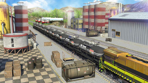 Oil Tanker Train Simulator 1 تصوير الشاشة