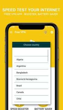 Free VPN app 4 تصوير الشاشة
