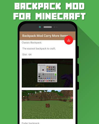 Backpack Mod screenshot 4