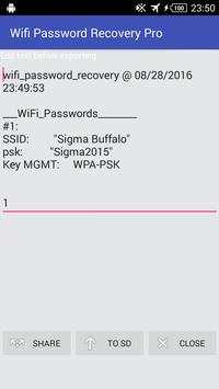 Wifi Password Recovery Pro screenshot 2