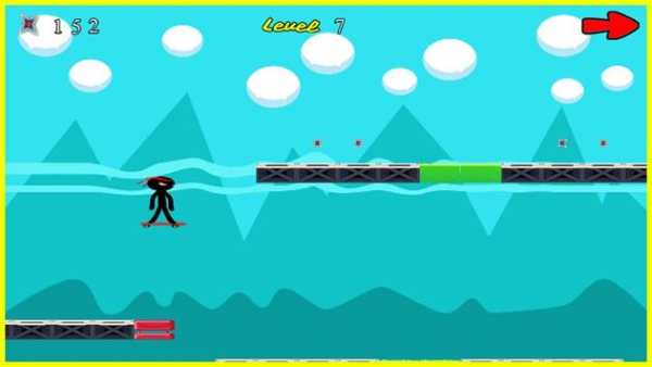 Stickman Skate Ninja screenshot 3