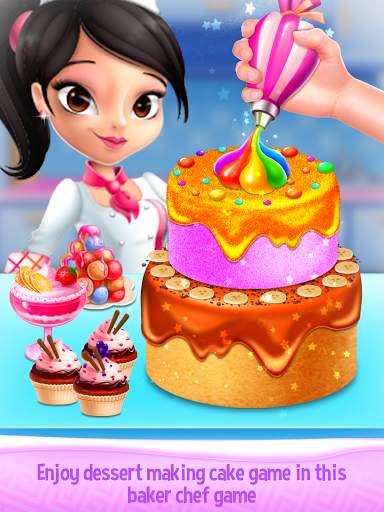 Cake Making Bakery Chef Game screenshot 1