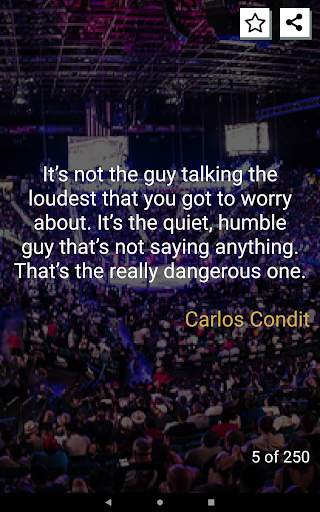 MMA Quotes - To Real Fight Fans screenshot 19