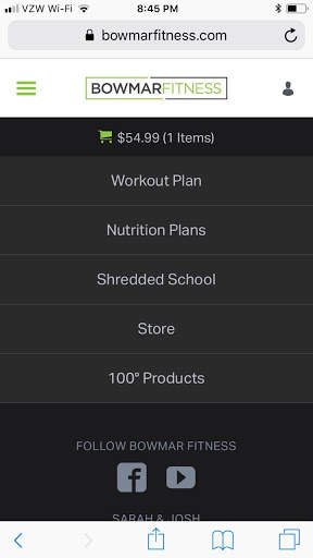 Bowmar Fitness screenshot 1