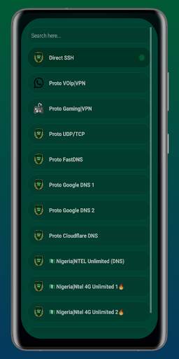 24clan VPN Lite SSH Gaming VPN screenshot 5