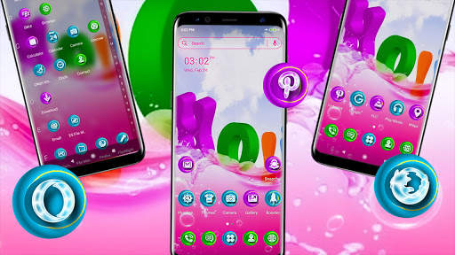 Holi Launcher Theme screenshot 4