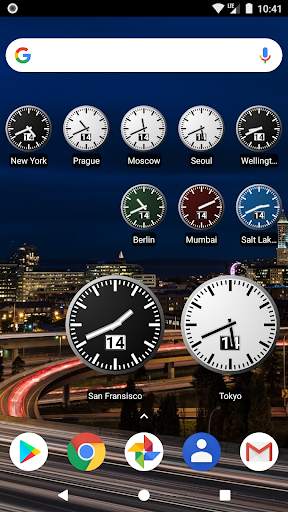 World Clock Widget screenshot 1