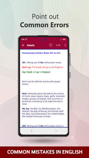 Common Mistakes in English Offline screenshot 4
