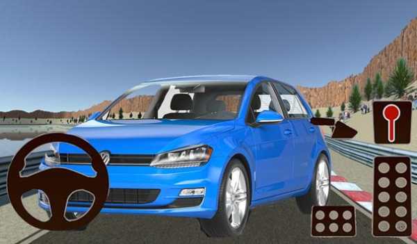 Driving Golf Drift Simulator screenshot 2