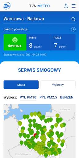 Pogoda TVN Meteo स्क्रीनशॉट 5