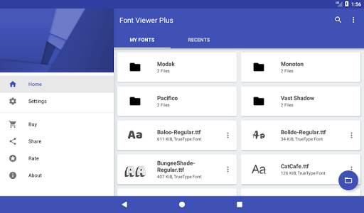 Font Viewer Plus 11 تصوير الشاشة