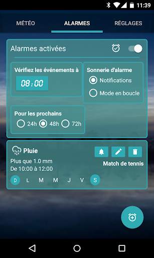 Alertes météo personnalisées screenshot 4