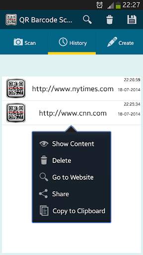 QR BARCODE SCANNER screenshot 3