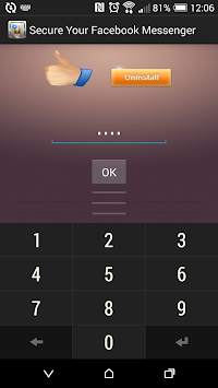 Lock for Facbeook Messenger screenshot 3