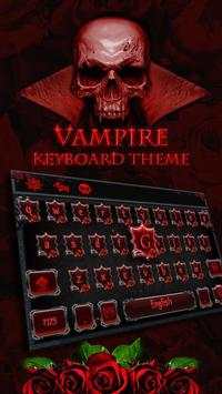 Vampire Keyboard Theme screenshot 3