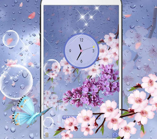 Beautiful Pink Flower Theme screenshot 3