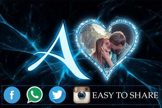 Lighting Text Photo Frame screenshot 4