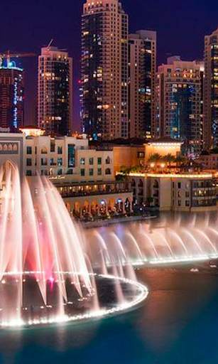 Dubai Fountain Live Wallpaper screenshot 1