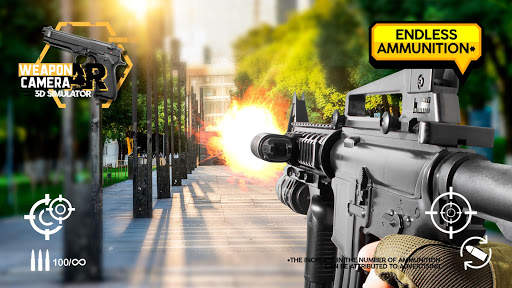 Weapon AR camera 3d simulator screenshot 1